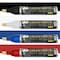 Mighty Marker PM-23 Jumbo Chisel Tip, Black, White, Blue, Red, 4PK 40323 - alternate 1